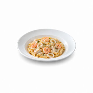Seafood Penne White Sauce